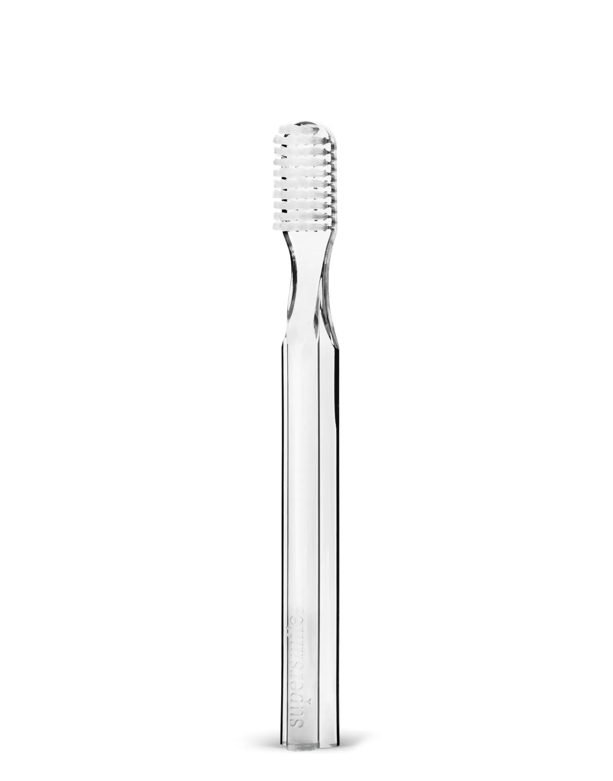 Supersmile New Generation 45° Long Toothbrush, Pink, Soft Bristle | Ergonomic, Dentist Recommended — Clear / (Regular)