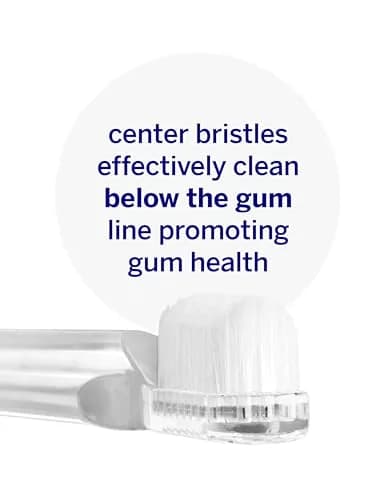 Supersmile New Generation 45° Toothbrush | Soft DuPont Bristles, Clear, Ergonomic Handle thumbnail 4