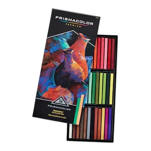Prismacolor Premier NuPastel Firm Pastel Sticks 36 Count | Artist-Grade Blendable Color Sticks thumbnail 4