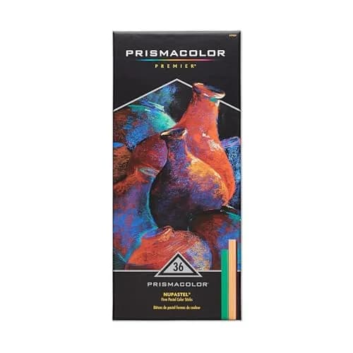 Prismacolor Premier NuPastel Firm Pastel Sticks 36 Count | Artist-Grade Blendable Color Sticks thumbnail 1