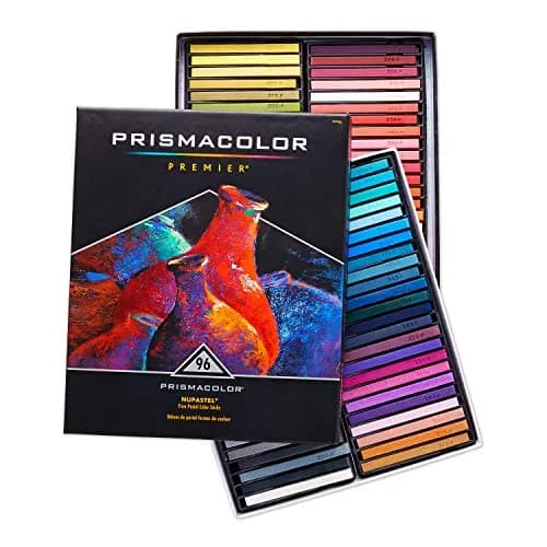 Prismacolor Premier NuPastel Firm Pastel Color Sticks, 96 Pack | Rich, Creamy Shades for Drawing & Blending thumbnail 1