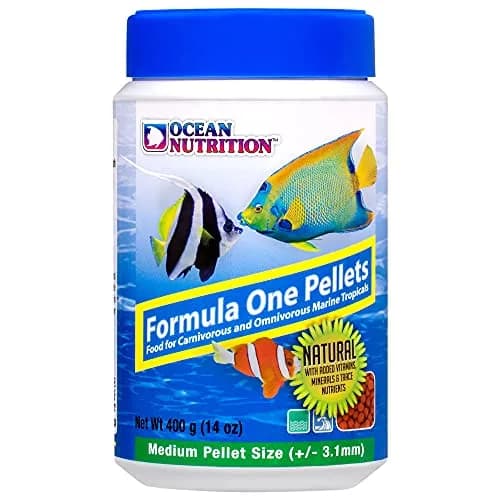 Ocean Nutrition Fish Food - Tropical Fish Food, Soft Moist Sinking Pellets, High Protein(41%) Guppy Fish Food, Fish Food Flakes Alternative, 14 oz (400 g), Medium Pellet thumbnail 1