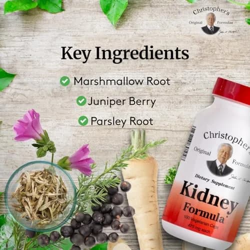 Christopher's Original Formulas Kidney Formula - Kidney Support Capsules 100 Count | Detox & Repair Herbal Blend thumbnail 3