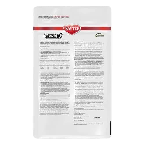 Kaytee Exact Hand Feeding Baby Bird Food 2.27 kg (5 Pound) | Promotes Growth & Bright Plumage thumbnail 2