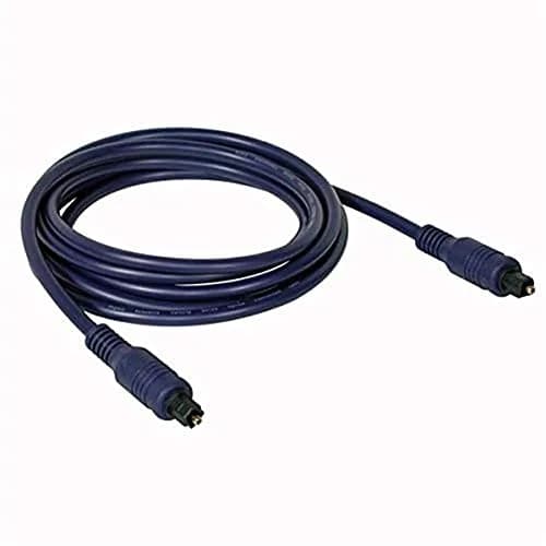 C2G Velocity Toslink Digital Audio Cable 1m (3.3 ft) Blue | High-Speed Optical Audio Transmission thumbnail 1