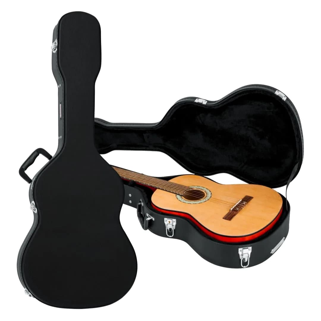 Gator Classical Guitar Hard-Shell Case 40.4” | Impact-Resistant, Black, 31oz