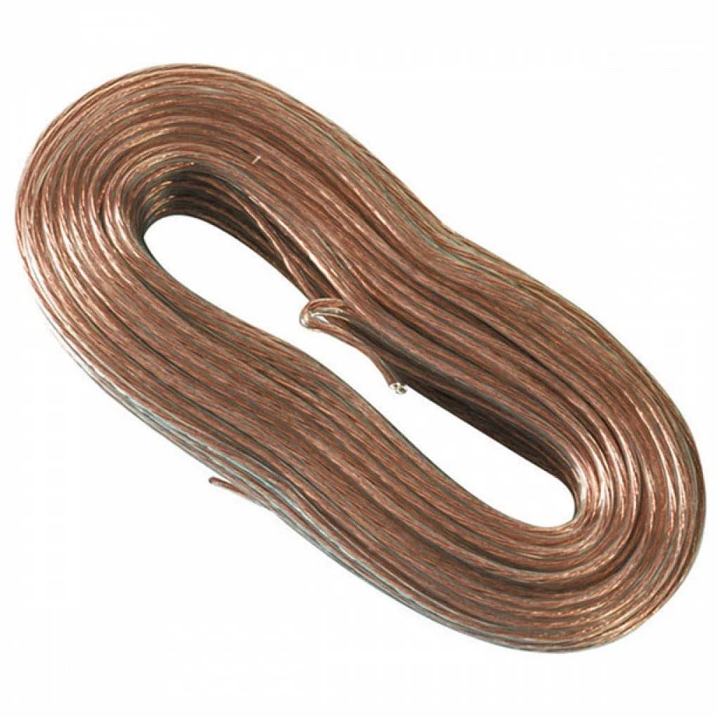 RCA 100 Ft. 24-Gauge Speaker Wire | Connects Speakers to Amplifiers & Receivers