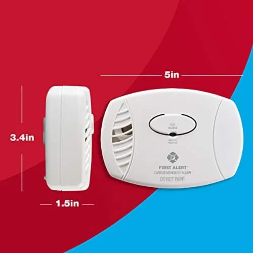 First Alert CO400 Battery Operated Carbon Monoxide Detector | Electrochemical Sensor, 85dB Alarm, 5-Year Life thumbnail 7
