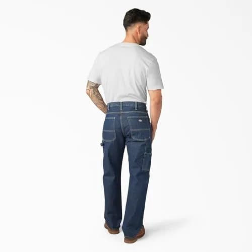 Dickies Relaxed Fit Carpenter Jeans 30W x 30L | Heavyweight Denim for Work & Casual (120 chars) thumbnail 5