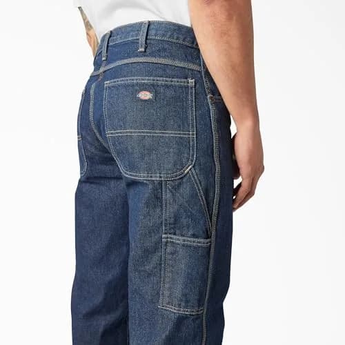 Dickies Relaxed Fit Carpenter Jeans 30W x 30L | Heavyweight Denim for Work & Casual (120 chars) thumbnail 6