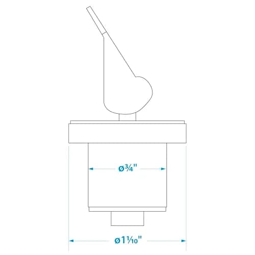 SEACHOICE Brass Baitwell Plug 3/4 in. (19.05 mm) - Pack of 2 thumbnail 5