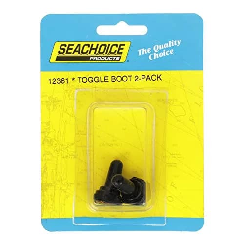 Seachoice Toggle Switch Boot, Black | Water-Resistant Marine Switch Cover thumbnail 7