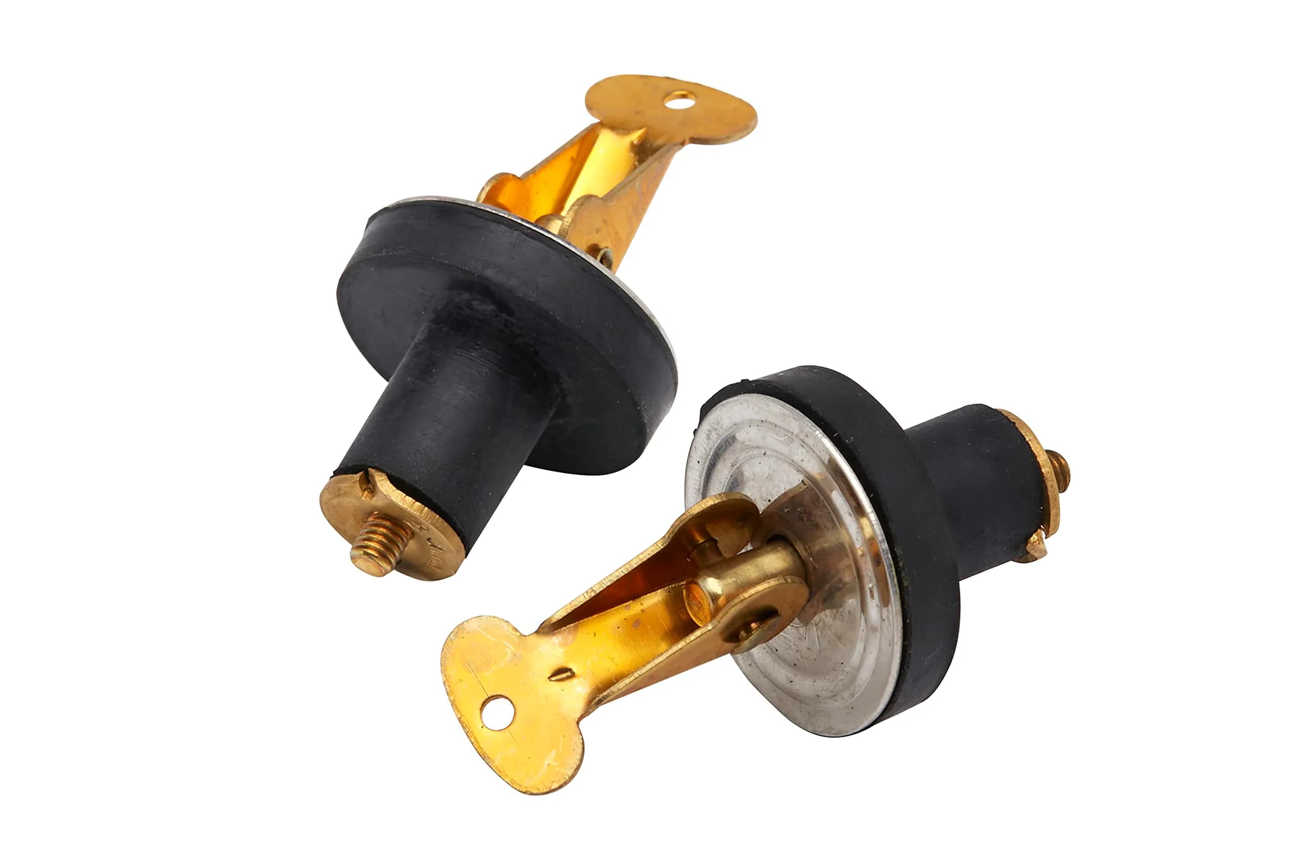 SEACHOICE Brass Baitwell Plug 1/2 in. (12.7 mm) | 2-Count Pack for Livewells — 1/2 in