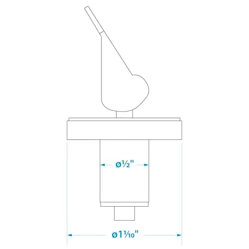 SEACHOICE Brass Baitwell Plug 1/2 in. (12.7 mm) | 2-Count Pack for Livewells thumbnail 5