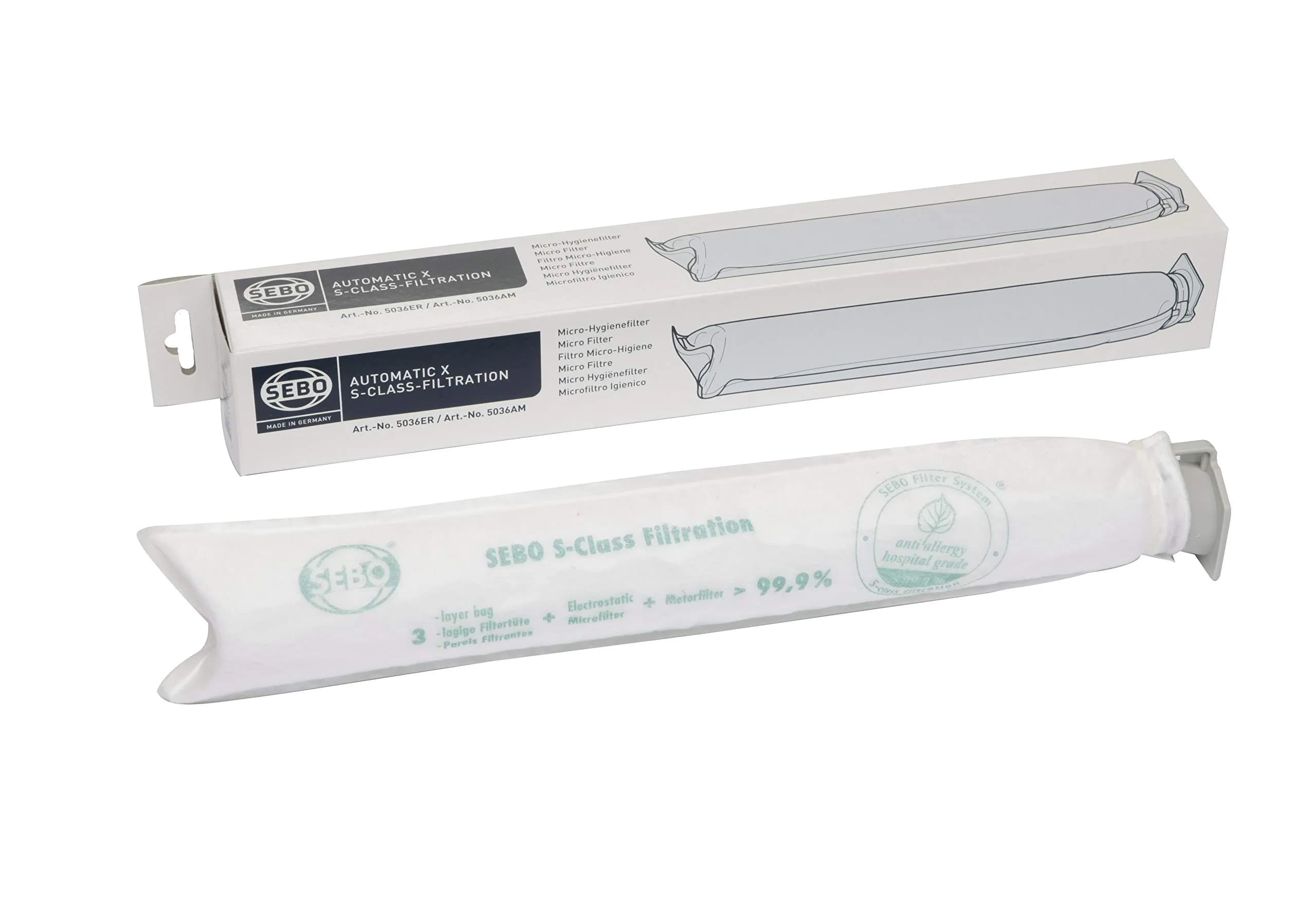 Sebo Micro Hygiene Filter Suitable for All X Series Models | Genuine US Part — White