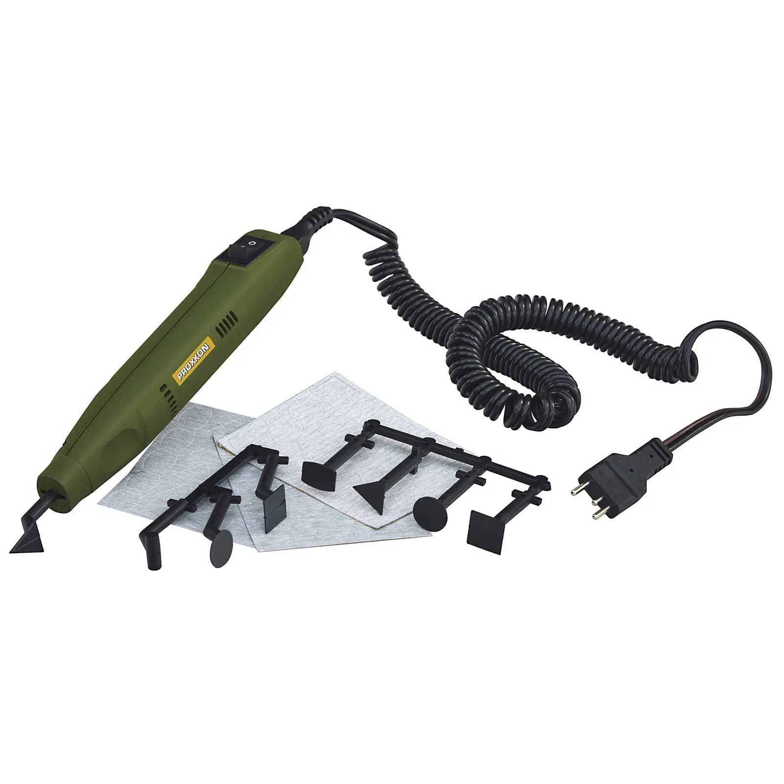 PROXXON Pen Sander PS 13 | 12V Corded Pen Tool for Fine Surfaces & Corners