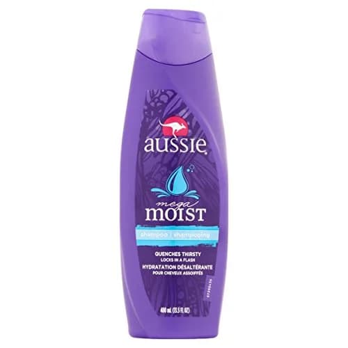 Aussie Mega Moist Shampoo 400ml (13.5 Fl Oz) | Hydrates Dry Hair thumbnail 1