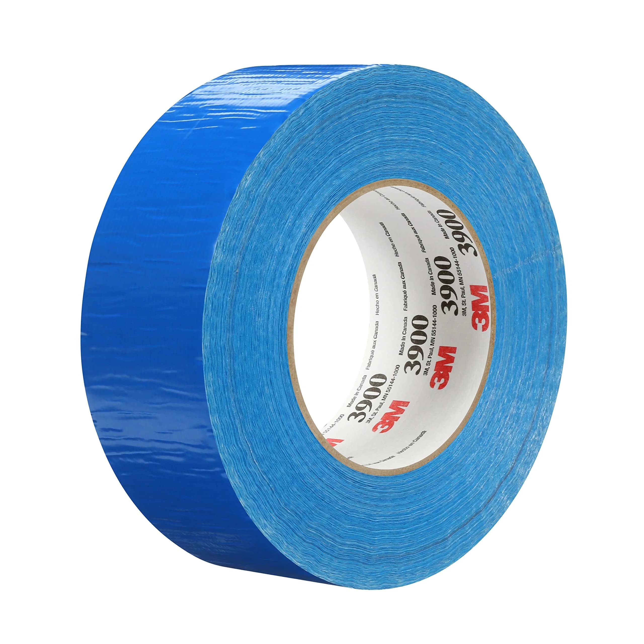 3M Multi-Purpose Duct Tape 3900 Blue 48 mm (2 in) x 54.8 m (60 yd) | Water Resistant Rubber Adhesive Tape — Blue