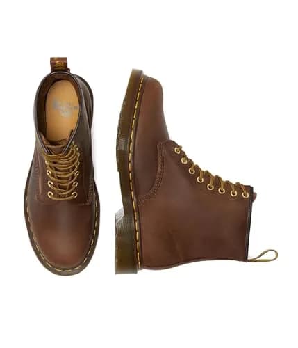 Dr. Martens 1460 Crazy Horse Leather Boots | Classic 8-Eye Design, Brown, US 14 Men / Women 15 thumbnail 6