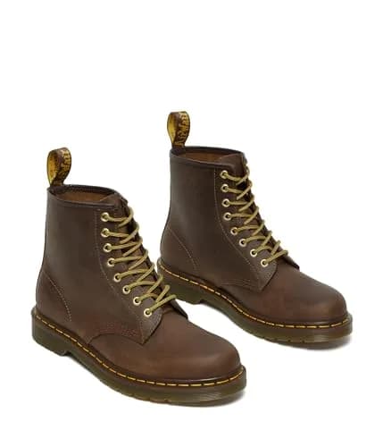 Dr. Martens 1460 Crazy Horse Leather Boots | Classic 8-Eye Design, Brown, US 14 Men / Women 15 thumbnail 2