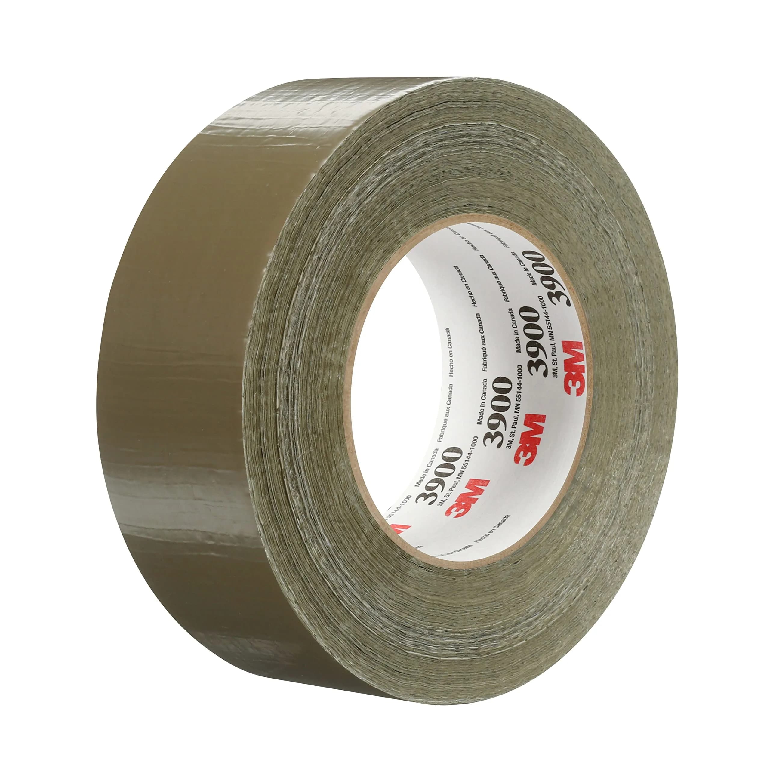 3M Multi-Purpose Duct Tape 3900 | Water Resistant, Olive Color, 48 mm x 54.8 m, Rubber Adhesive — Olive