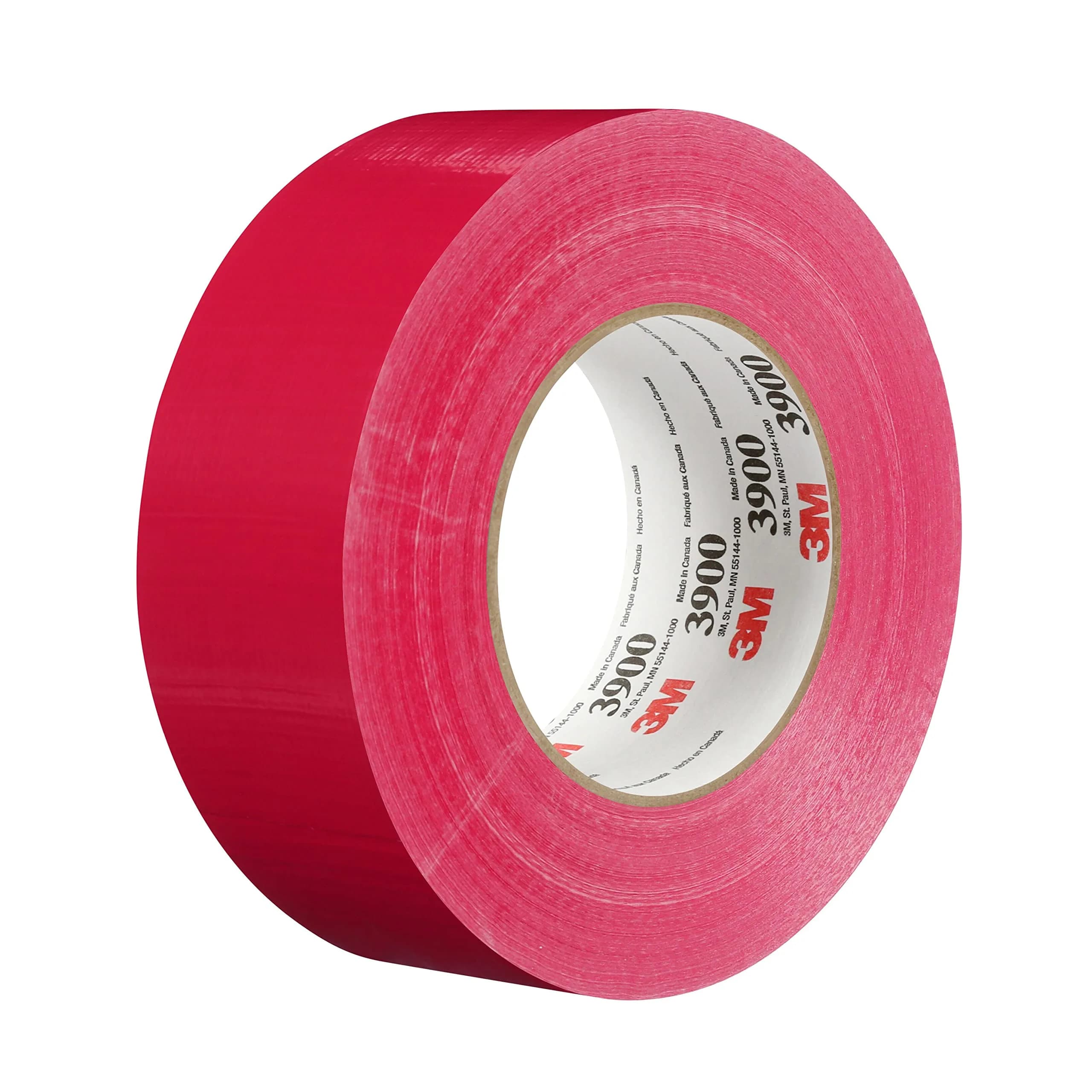 3M Multi-Purpose Duct Tape 3900 | Water Resistant Rubber Adhesive, 48mm x 54.8m, Red — Red