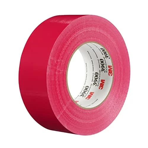 3M Multi-Purpose Duct Tape 3900 | Water Resistant Rubber Adhesive, 48mm x 54.8m, Red thumbnail 1