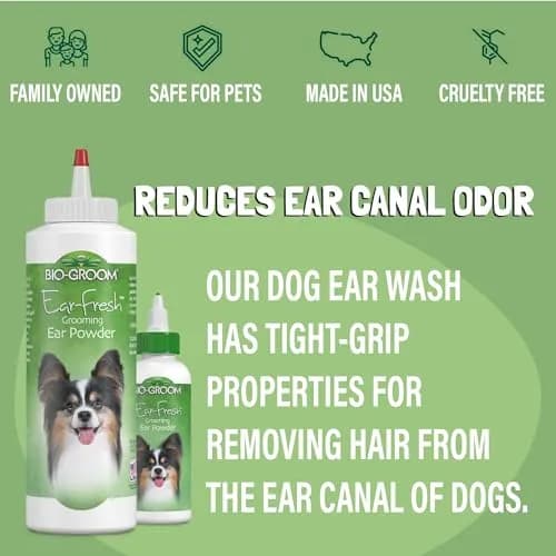 Bio-groom Ear Fresh Powder 24 g (0.84 oz) | Cruelty-Free Ear Cleaner for Dogs & Cats thumbnail 2