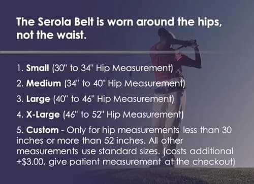 Serola Sacroiliac Belt Large (114cm / 45") for SI Joint Dysfunction, Lower Back, Pelvic & Hip Support | Non-Slip Adjustable Brace thumbnail 5