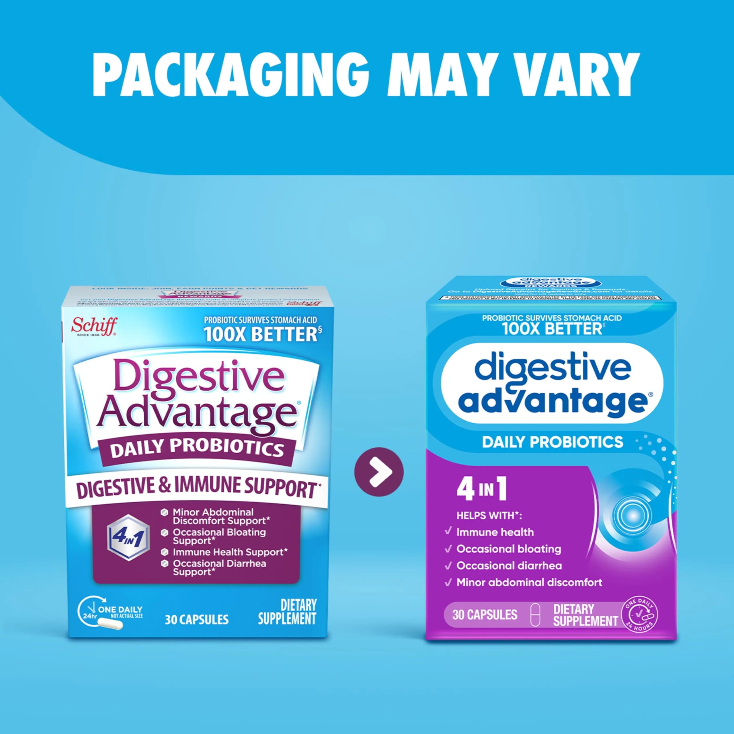 Digestive Advantage Daily Probiotic Capsules 30 Count | Survives 100x Better, Promotes Digestive Health - view 6