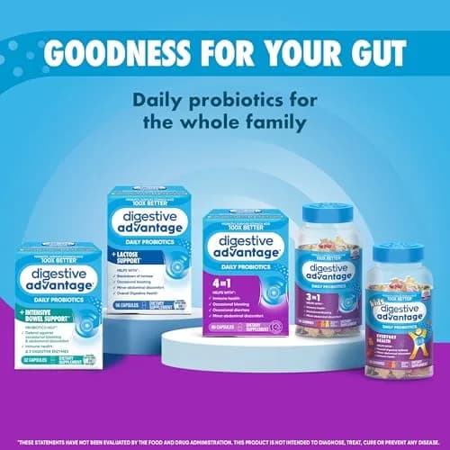 Digestive Advantage Daily Probiotic Capsules 30 Count | Survives 100x Better, Promotes Digestive Health thumbnail 7