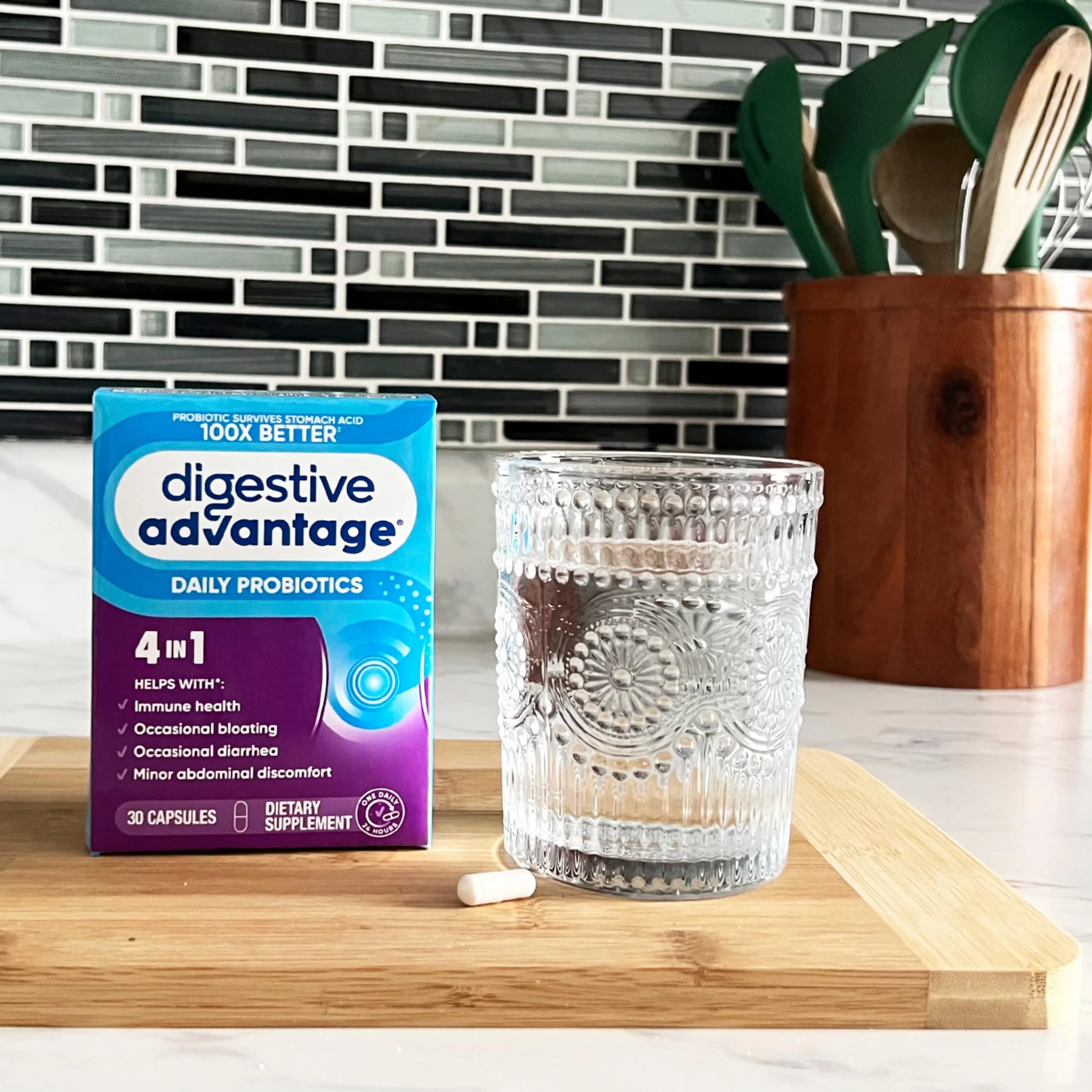 Digestive Advantage Daily Probiotic Capsules 30 Count | Survives 100x Better, Promotes Digestive Health - view 8