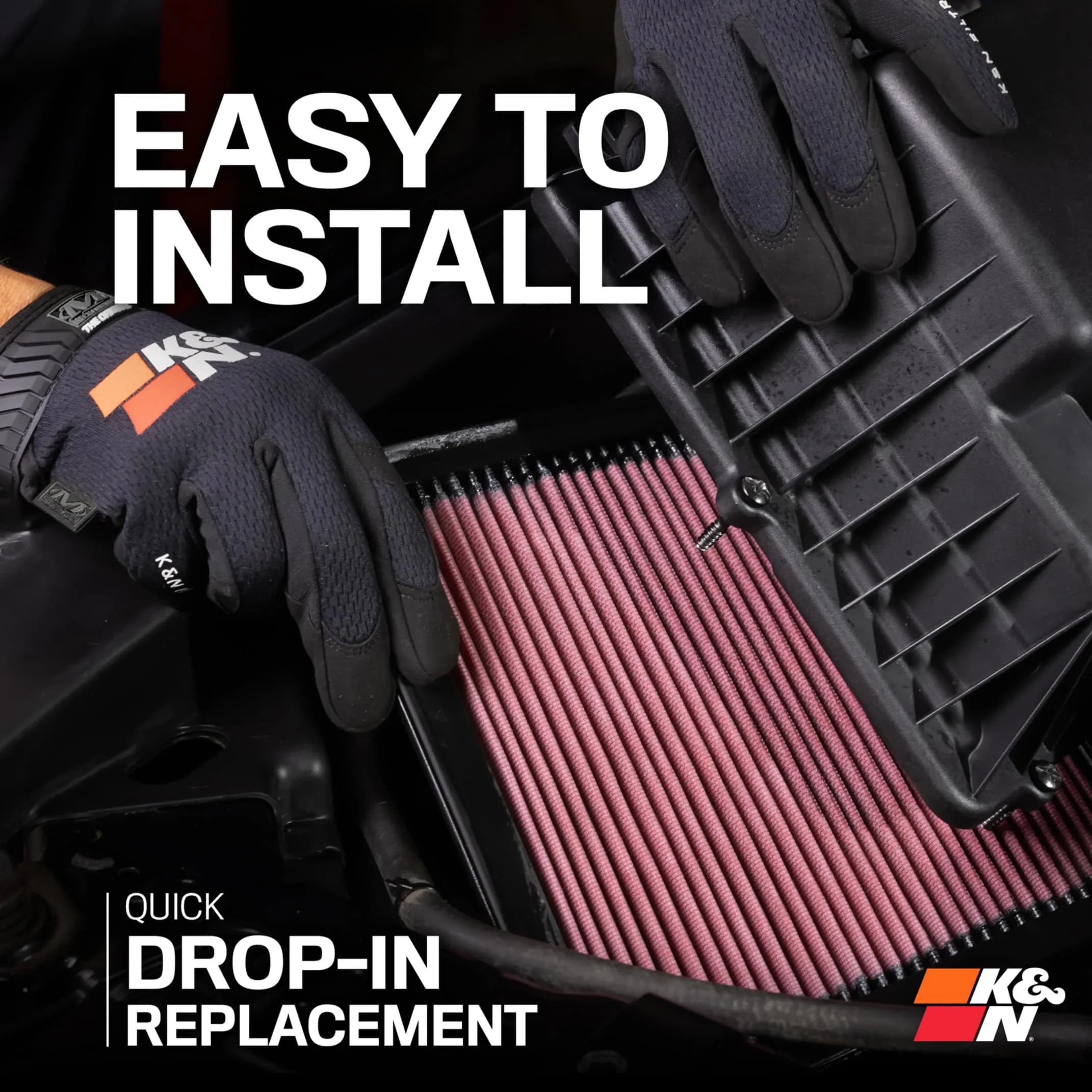 K&N Engine Air Filter: Reusable, Washable, 75,000 Mile Service, 33-2361 | Compatible with Suzuki Grand Vitara & Escudo (2000-2015) - view 7