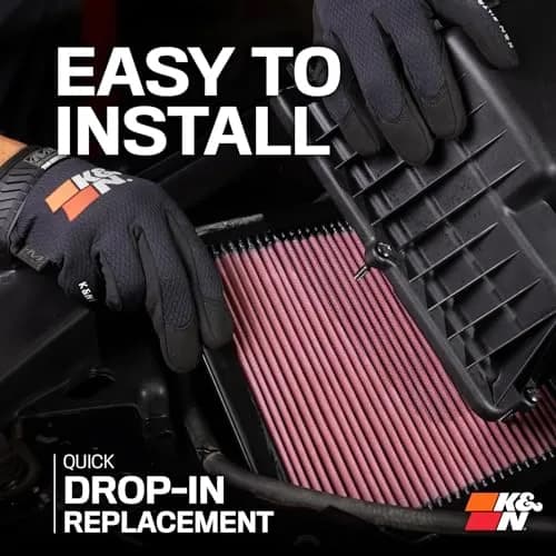 K&N Engine Air Filter: Reusable, Washable, 75,000 Mile Service, 33-2361 | Compatible with Suzuki Grand Vitara & Escudo (2000-2015) thumbnail 7