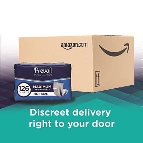 Prevail Daily Male Guards Bladder Control Pad 126 Count | Maximum Absorbency for Discreet Protection thumbnail 8