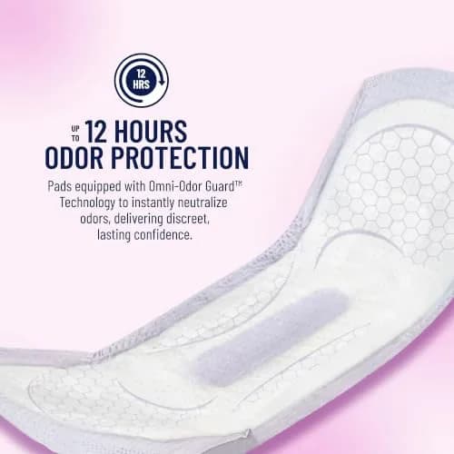 Prevail Daily Pads for Bladder Leaks Moderate Absorbency 35.5 cm (14 in) | Discreet Protection for Women thumbnail 6