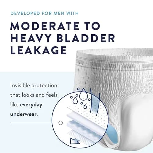 Prevail Unisex Adult Protective Underwear X-Large | Maximum Absorbency Disposable Diapers for Men & Women (56 Count) thumbnail 4