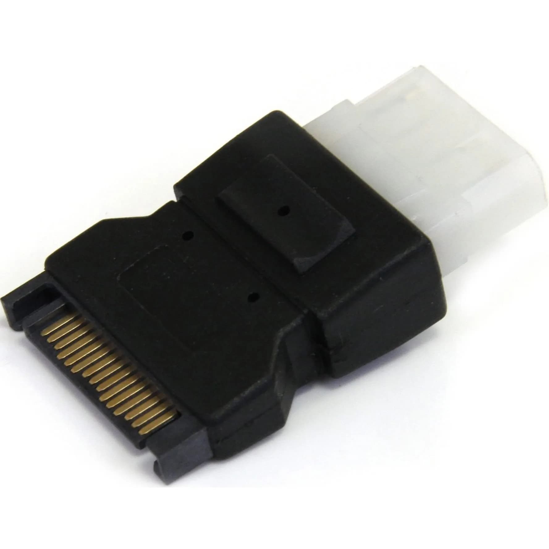 StarTech.com SATA to LP4 15 Pin Power Adapter Cable | 2-inch Black - main product image