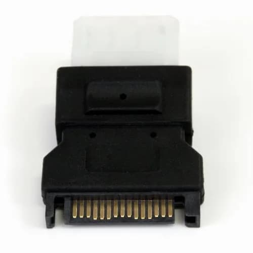 StarTech.com SATA to LP4 15 Pin Power Adapter Cable | 2-inch Black thumbnail 2