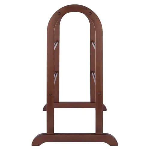 Winsome Eleanor Quilt Rack with 6 Rungs, Antique Walnut 76.2 cm (30 in) H | Freestanding Blanket Organizer thumbnail 5