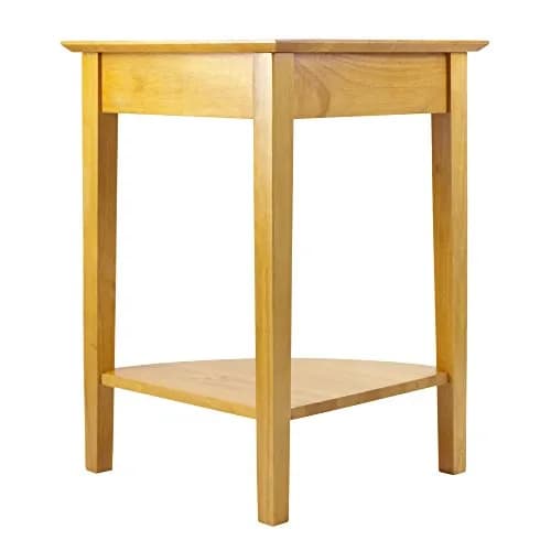 Winsome Studio Writing Desk with Drawers, Honey, 29" | Compact Home Office Table thumbnail 4