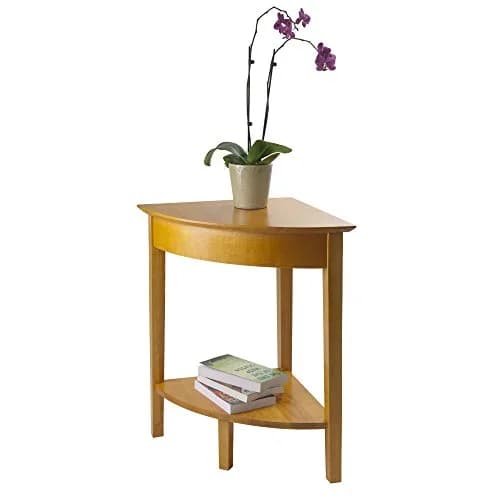 Winsome Studio Writing Desk with Drawers, Honey, 29" | Compact Home Office Table thumbnail 5