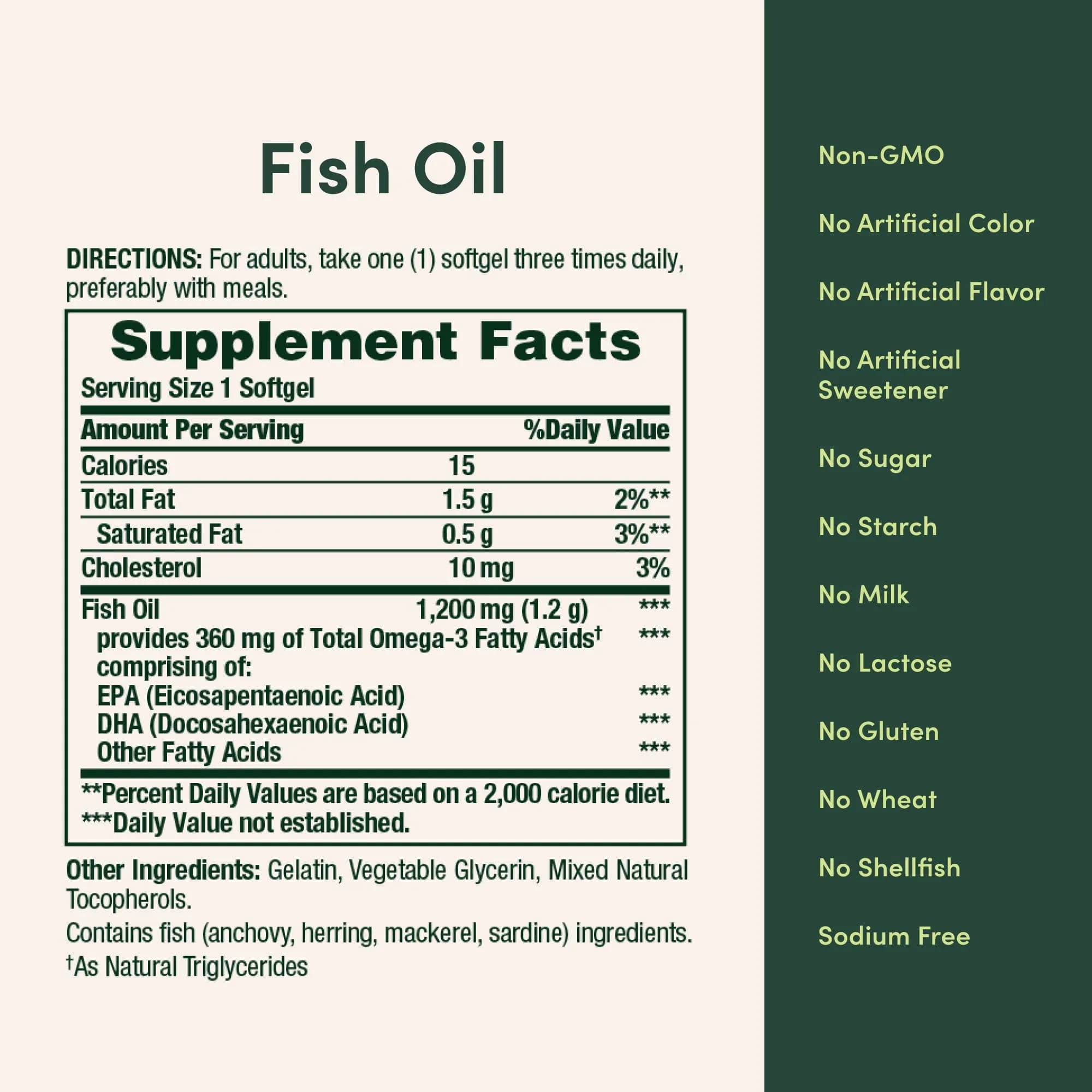 Nature's Bounty Fish Oil Omega 3 Supplements 1200 Mg, 200 Softgels for Heart Health Support - view 5