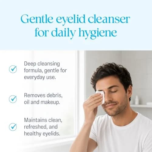 OCuSOFT Original Foaming Eyelid Cleanser 50ml (1.68 Fl Oz) | Gentle Daily Hygiene for Eyes & Lids thumbnail 5