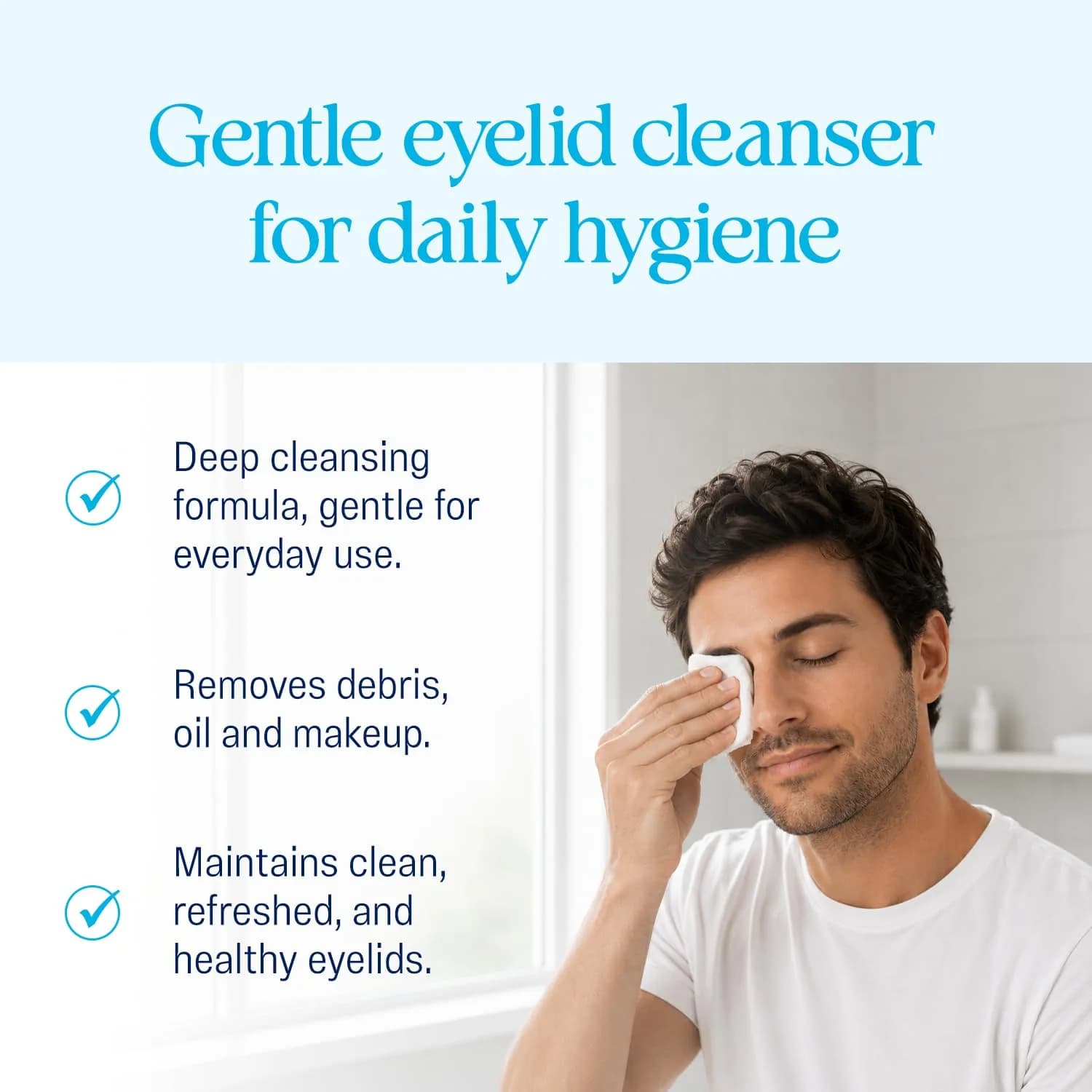 OCuSOFT Original Foaming Eyelid Cleanser 50ml (1.68 Fl Oz) | Gentle Daily Hygiene for Eyes & Lids - view 5