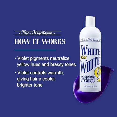 Chris Christensen White on White Whitening Dog Shampoo 473ml (16 fl oz) | Optic Intensifying Treatment for All Coats thumbnail 6