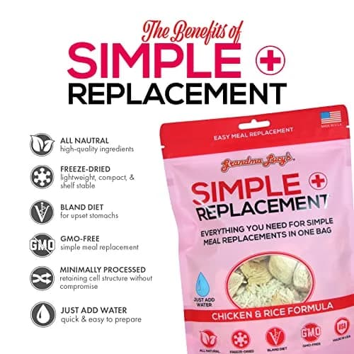 Grandma Lucy's Chicken & White Rice Freeze-Dried Dog Food 7Oz | Simple, Gmo-Free & Grain-Free thumbnail 2