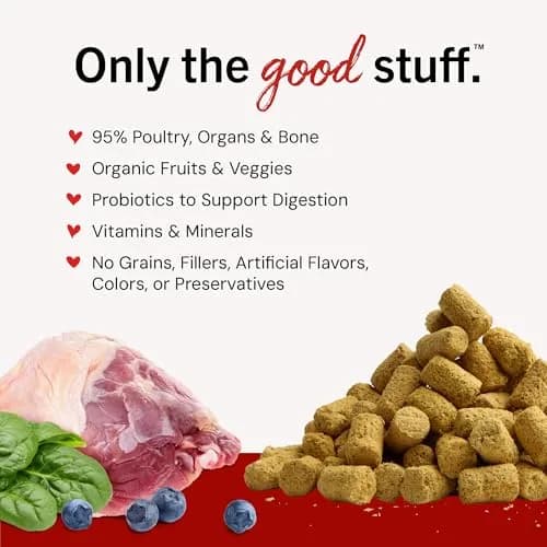 Stella & Chewy's Freeze-Dried Raw Duck Duck Goose Meal Mixers for Dogs 1.13 lb (512 g) | Picky Eater Food Topper & Mixer thumbnail 3
