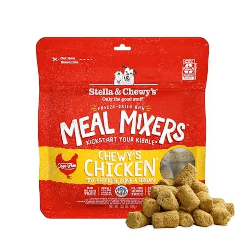 Stella & Chewy's Freeze-Dried Raw Chicken Meal Mixers Dog Food Topper 3.5oz (99g) | Picky Eater Approved — Chicken