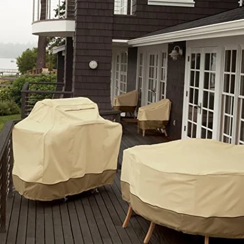 Classic Accessories Veranda Water-Resistant 72" BBQ Grill Cover | Heavy Duty Water-Resistant Fabric thumbnail 7